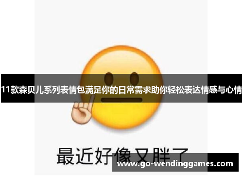 11款森贝儿系列表情包满足你的日常需求助你轻松表达情感与心情