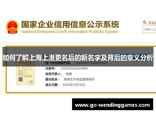如何了解上海上港更名后的新名字及背后的意义分析