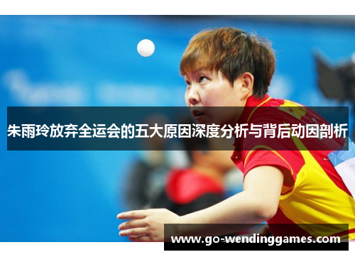 朱雨玲放弃全运会的五大原因深度分析与背后动因剖析